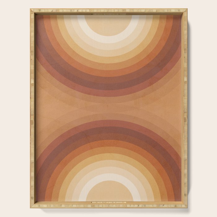 Double the Rainbow - Terracotta Serving Tray Gallery Image 1
