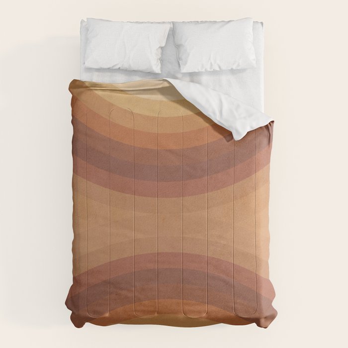 Double the Rainbow - Terracotta Comforter Gallery Image 6
