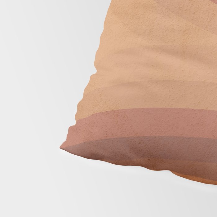 Double the Rainbow - Terracotta Pillow Sham Gallery Image 4