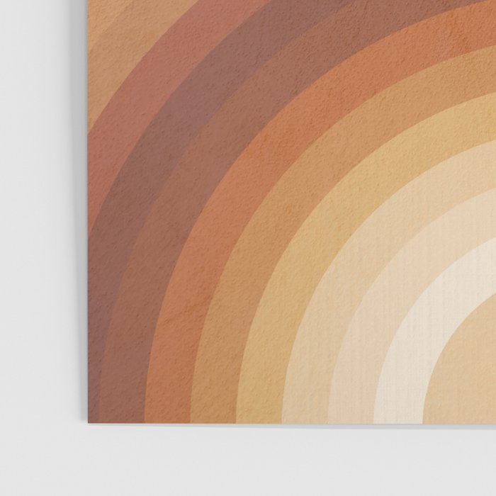 Double the Rainbow - Terracotta Poster Gallery Image 3