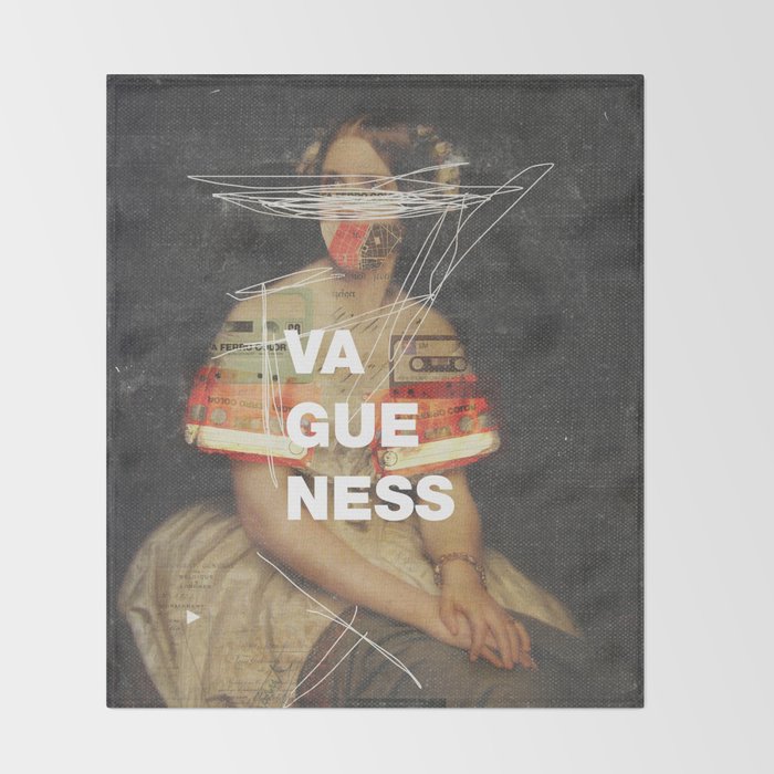 Vagueness Throw Blanket Gallery Image 2