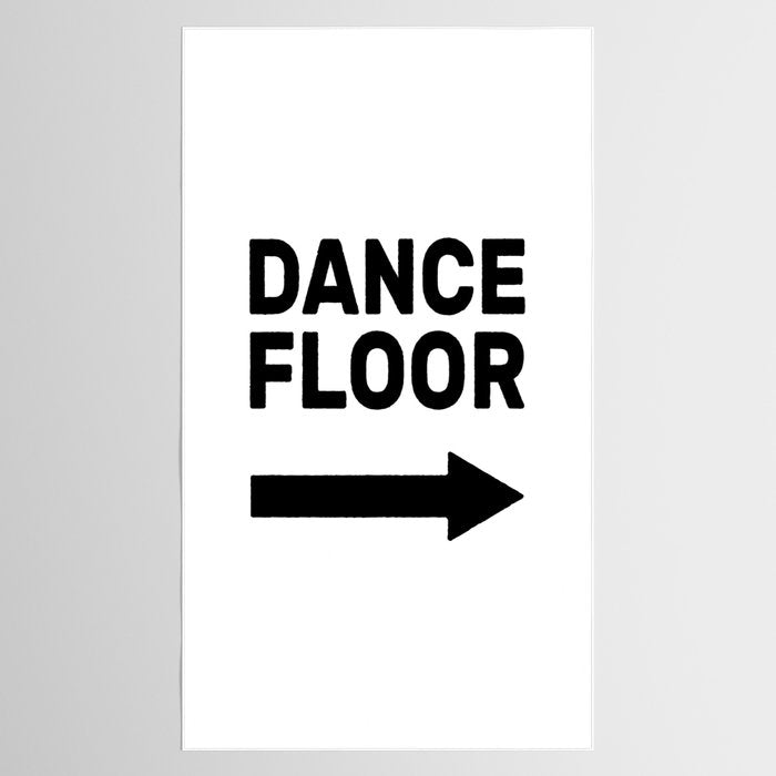 Dance Floor (arrow point right) Tablecloth Gallery Image 2