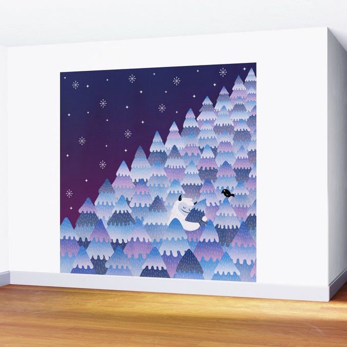 Tree Hugger (Night Version) Wall Mural Gallery Image 2