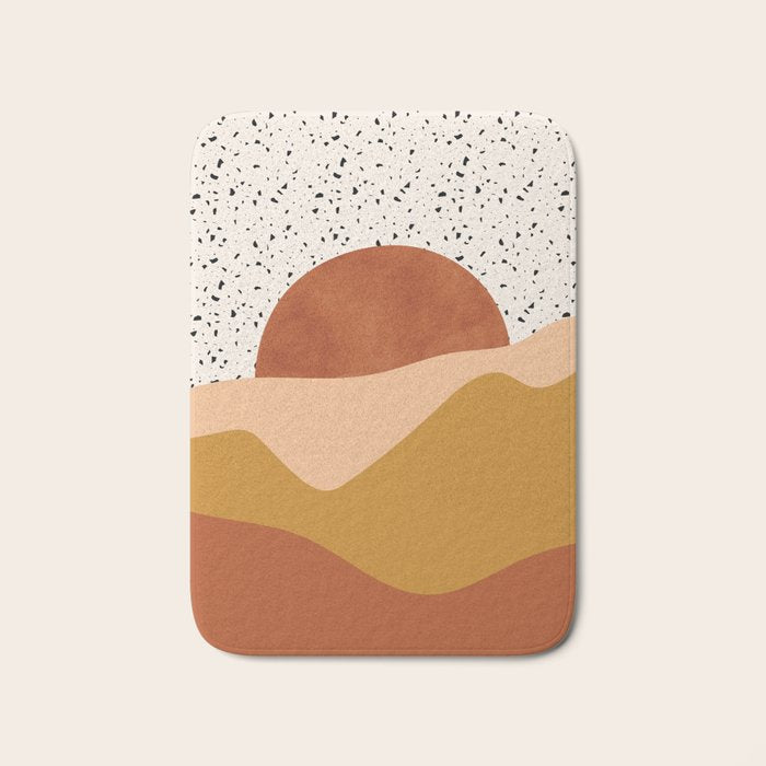 Terrazzo Sky Landscape Bath Mat Gallery Image 1