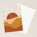 Terrazzo Sky Landscape Stationery Card Gallery Image 2