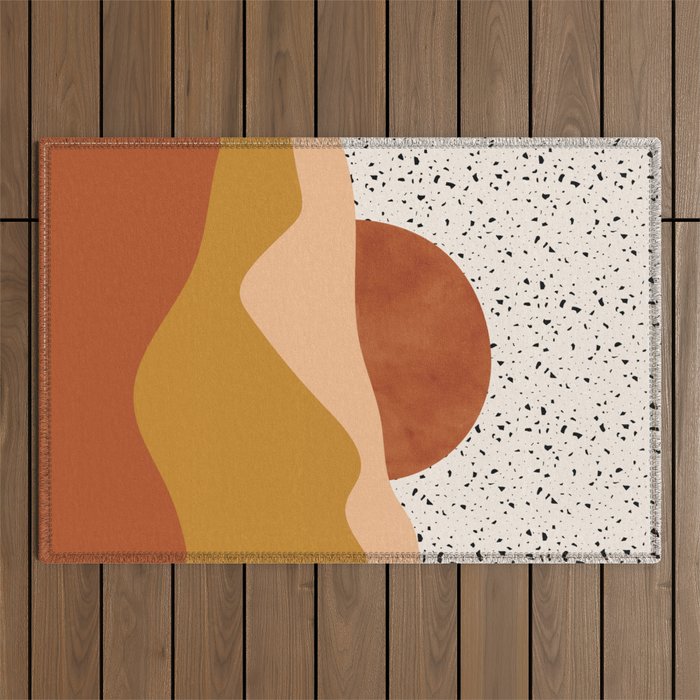 Terrazzo Sky Landscape Outdoor Rug Gallery Image 1