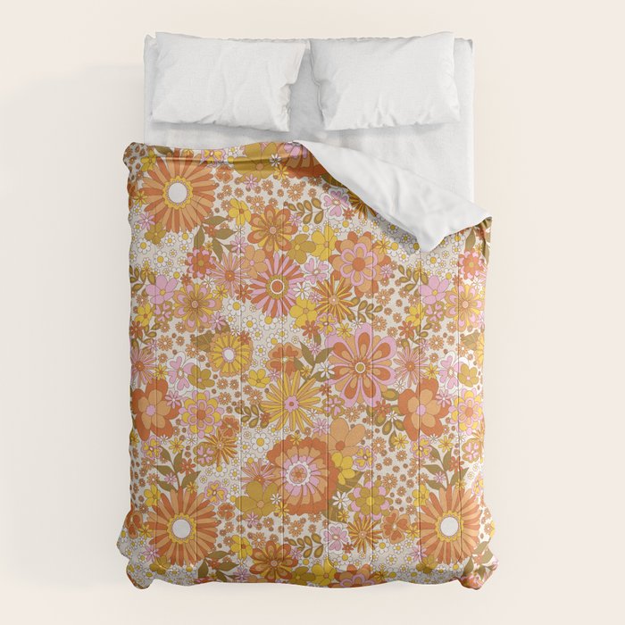 70s Floral Pattern Comforter Gallery Image 6