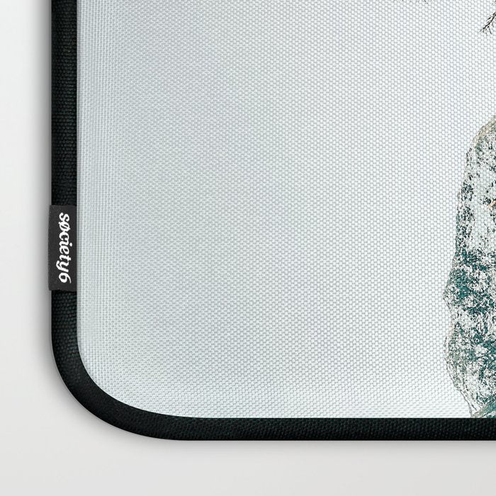 Snow + Golden Pine Photography Landscape Wall Decor, Scenic Nature Laptop Sleeve Gallery Image 3