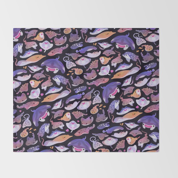 Ray day 1 Throw Blanket Gallery Image 2