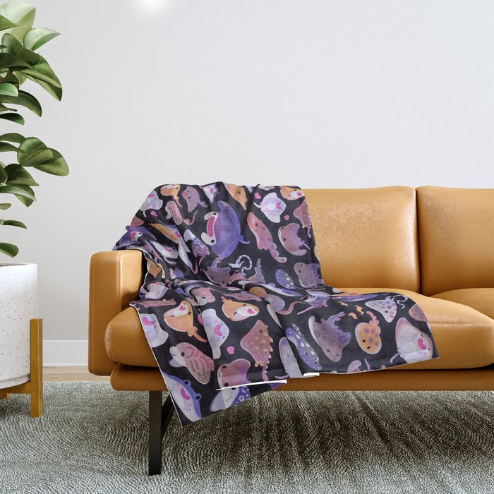 Ray day 1 Throw Blanket Gallery Image 1