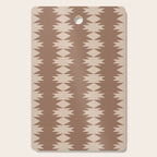 Geometric Southwestern Pattern XLIV Desert Brown Cutting Board Gallery Image 1