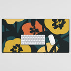 Midnight Flowers Desk Mat Gallery Image 1