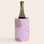 Abstract Fields in Lavender & Brown Wine Chiller Gallery Image 3