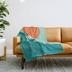 As the sun rises over the peak Throw Blanket Gallery Image 1