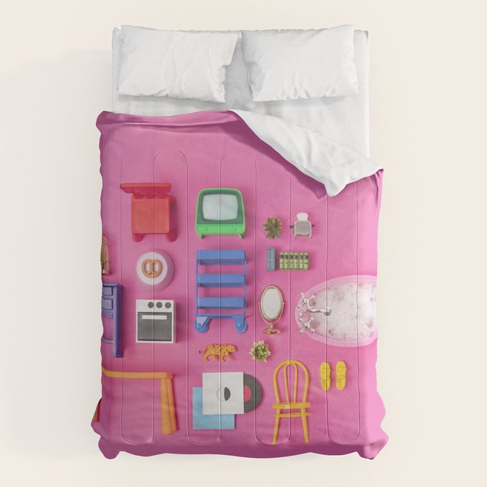 Dollhouse inventory / pink Comforter Gallery Image 6