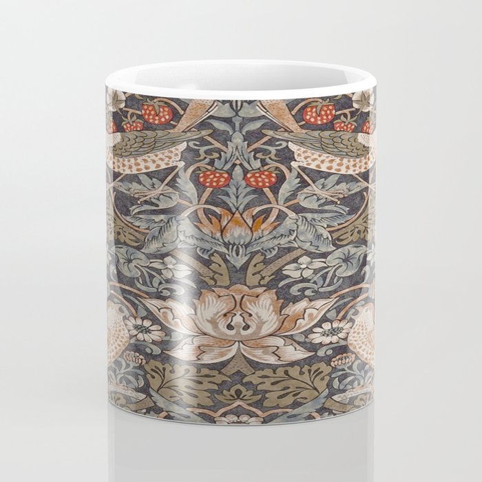 Strawberry thief, William Morris  Coffee Mug Gallery Image 4