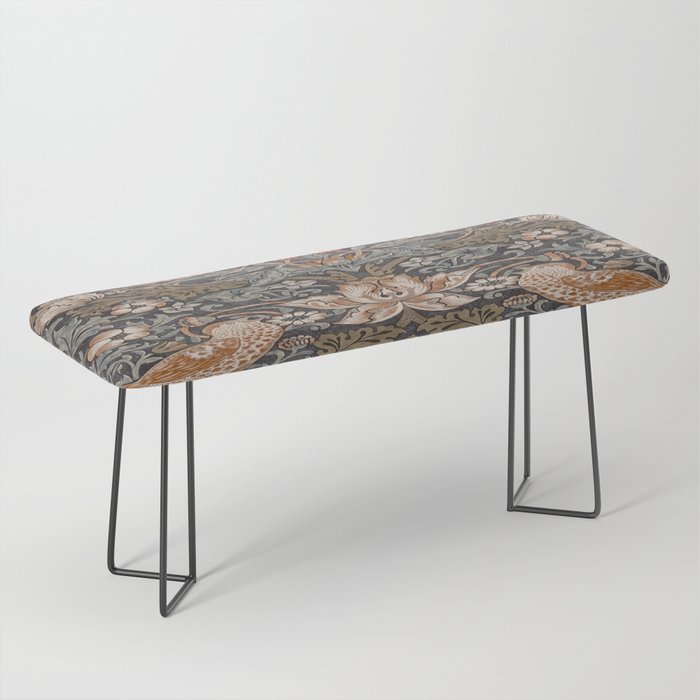Strawberry thief, William Morris  Bench Gallery Image 1