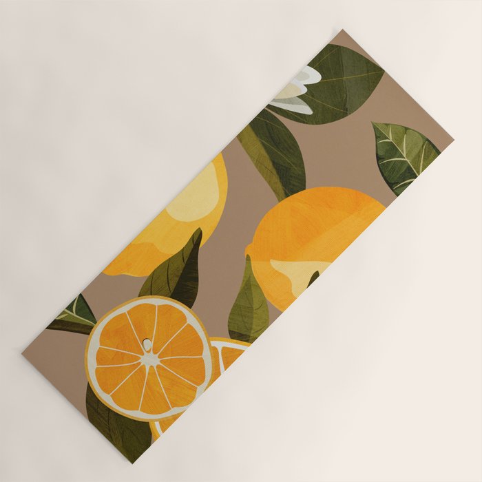 Lemons Botanical Art 2 Yoga Mat Gallery Image 1
