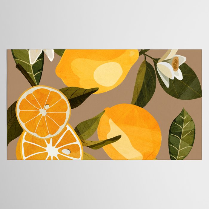 Lemons Botanical Art 2 Tablecloth Gallery Image 2