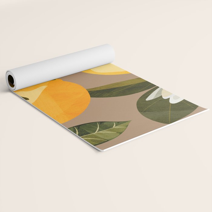 Lemons Botanical Art 2 Yoga Mat Gallery Image 2