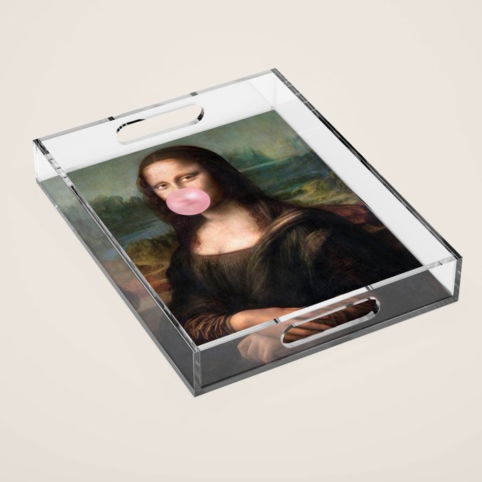  Mona Lisa Bubble Gum Acrylic Tray Gallery Image 1