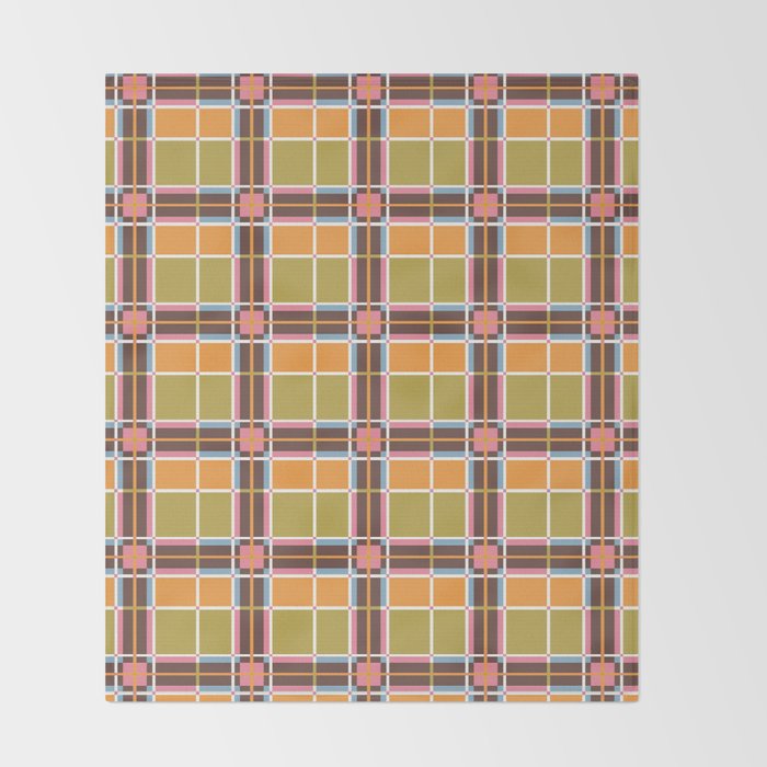 Bold Lines and Blocks Throw Blanket Gallery Image 2