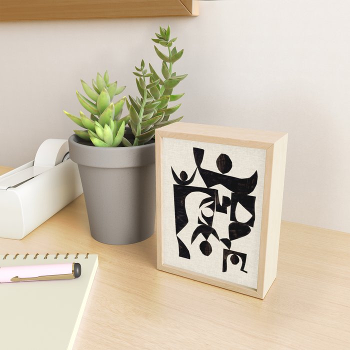 Bull Horn  Mini Art Print Gallery Image 2
