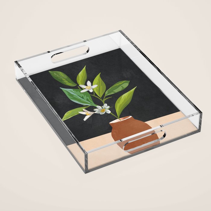 Little Pretty Bloom 3 Acrylic Tray Gallery Image 1