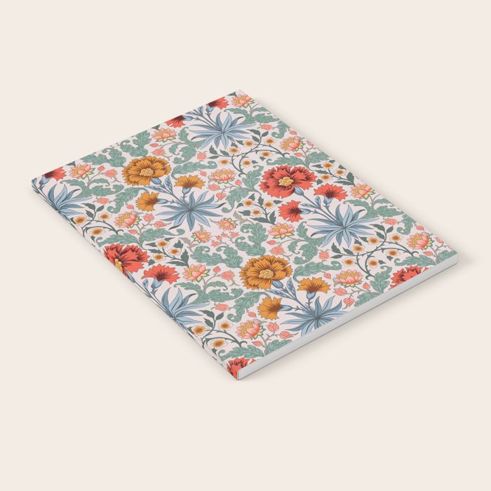  Victorian Botanicals - Carnation in Red and Blue Notebook Gallery Image 2