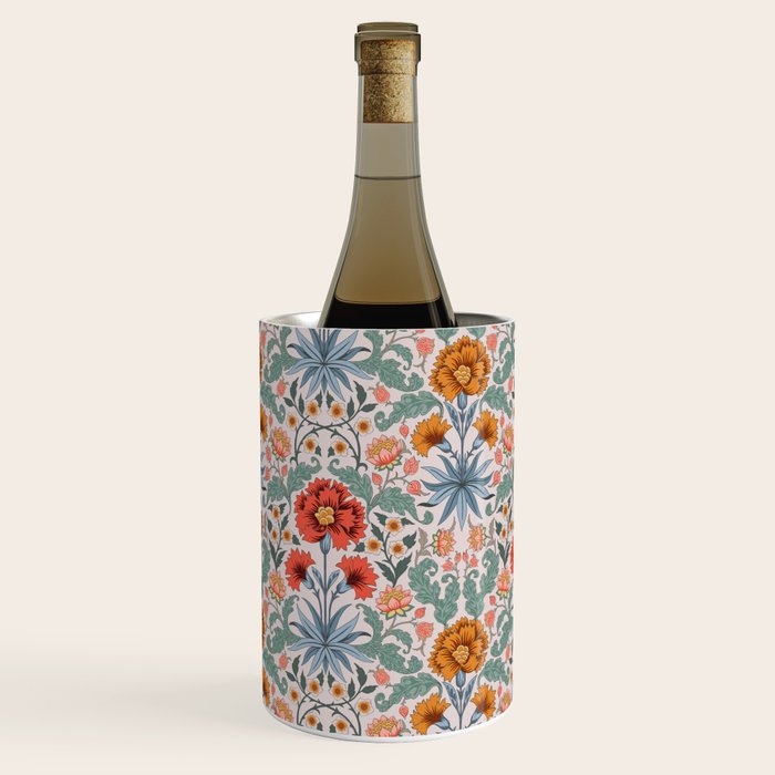  Victorian Botanicals - Carnation in Red and Blue Wine Chiller Gallery Image 2
