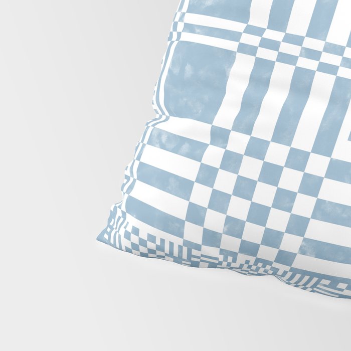 Retro Checkered Squares B Pillow Sham Gallery Image 4