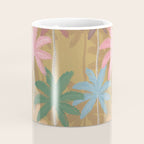 Retro Palm Springs Chic Botanicals - Golden Ochre Coffee Mug Gallery Image 4