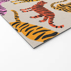 Tiger Collection - Pink & Yellow Palette Welcome Mat Gallery Image 2