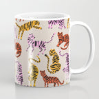 Tiger Collection - Pink & Yellow Palette Coffee Mug Gallery Image 1