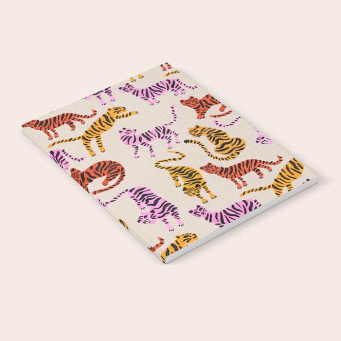Tiger Collection - Pink & Yellow Palette Notebook Gallery Image 2