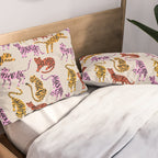 Tiger Collection - Pink & Yellow Palette Pillow Sham Gallery Image 2