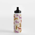 Tiger Collection - Pink & Yellow Palette Water Bottle Gallery Image 2