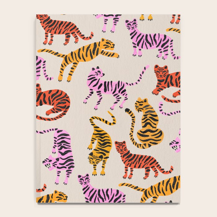 Tiger Collection - Pink & Yellow Palette Notebook Gallery Image 4