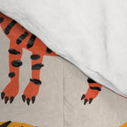 Tiger Collection - Pink & Yellow Palette Comforter Gallery Image 4