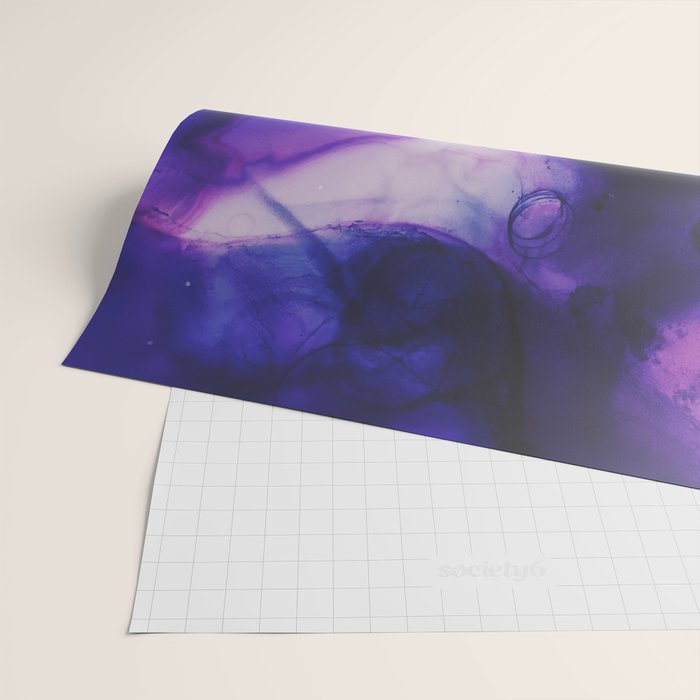 Violet Aura Wrapping Paper Gallery Image 2