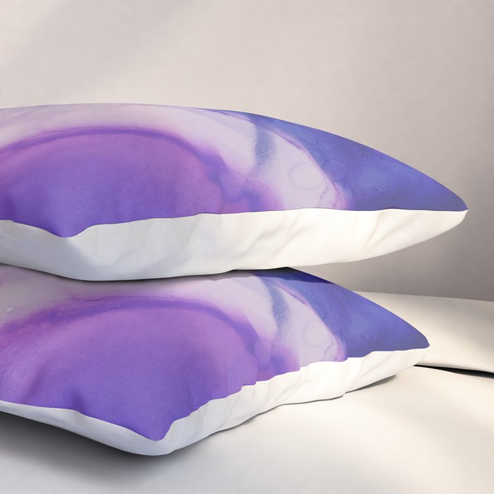 Violet Aura Pillow Sham Gallery Image 3