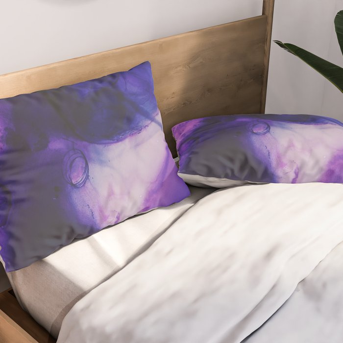 Violet Aura Pillow Sham Gallery Image 2