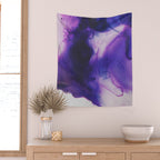 Violet Aura Wall Tapestry Gallery Image 2