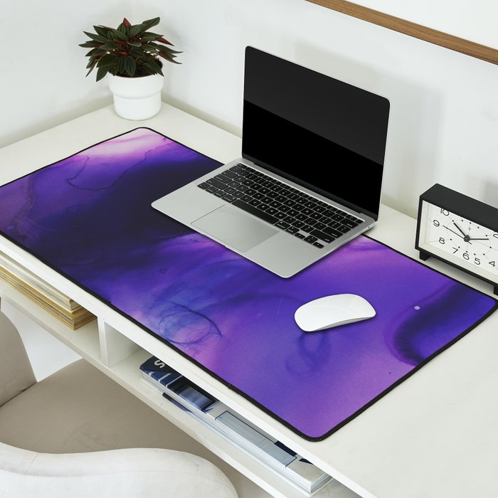 Violet Aura Desk Mat Gallery Image 2