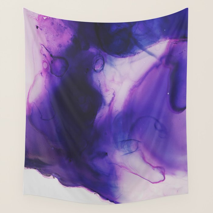 Violet Aura Wall Tapestry Gallery Image 4