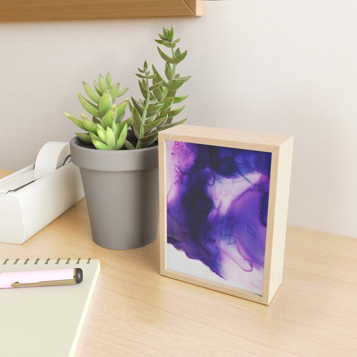 Violet Aura Mini Art Print Gallery Image 2