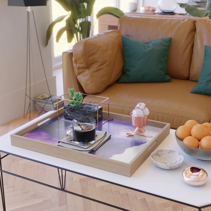 Violet Aura Serving Tray Gallery Image 2