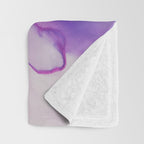 Violet Aura Throw Blanket Gallery Image 3