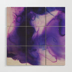 Violet Aura Wood Wall Art Gallery Image 1