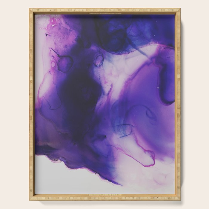 Violet Aura Serving Tray Gallery Image 1